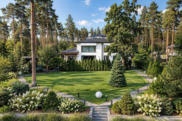 Будинок 350 м² Мощун Ліс Озеро SPA-будинок 100 м² Басейн Сауна Ділянка 40 соток Газ Гараж Без Комісі - фото 1