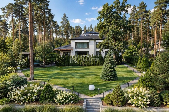 Продаж Будинок Мощун Києво-Святошинський район 5 кімнат 350 м² 40 соток Сосновий ліс Озеро SPA Басей - фото 1