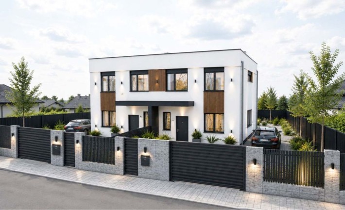Продажа будинку на етапі коробки ,дуплекс.160 м2. с.Погреби масив Висока. Можливо  Розтермінування н - фото 1