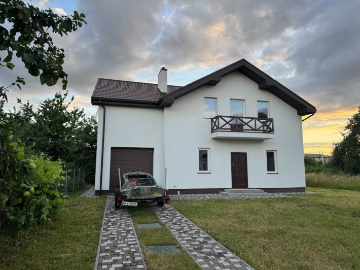 ПРОДАЖ нового будинку 200 м кв + 7 соток землі, камін, гараж, опалення в с Старі Петрівці, масив Ста - фото 1