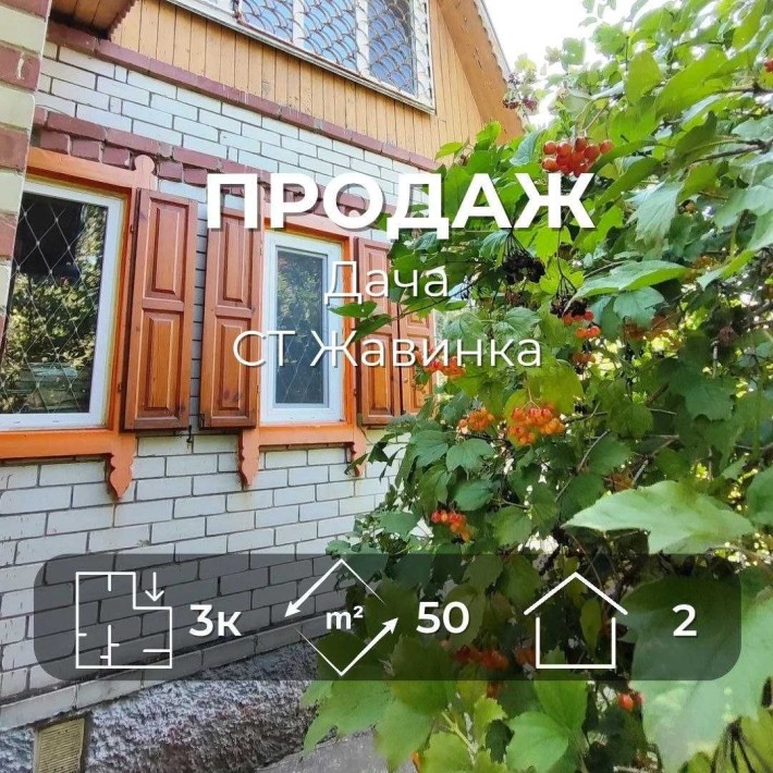 Дача в Жавинці біля р.Десна. 11 соток землі. Будинок 50 м2/SZ - фото 1