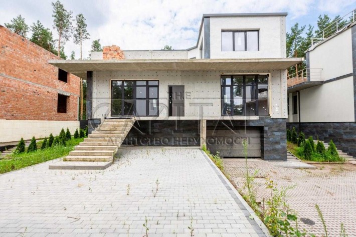 Сучасний будинок преміум-класу 400 м² з басейном та панорамною терасою,  Биківня - фото 1