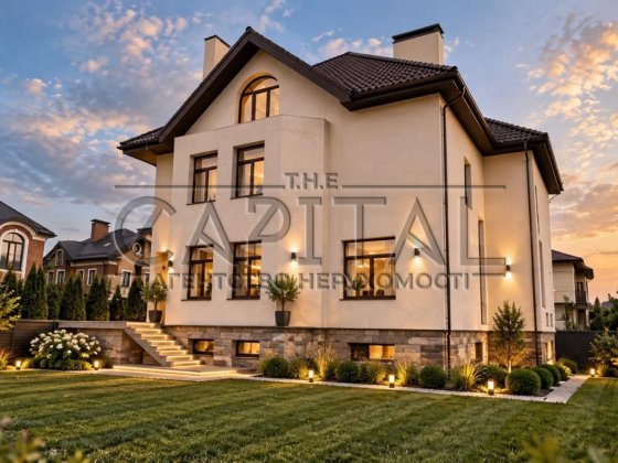 Будинок 456 м² у Києві | 10 соток | Котеджне містечко «Деснянський» | Міські комунікації