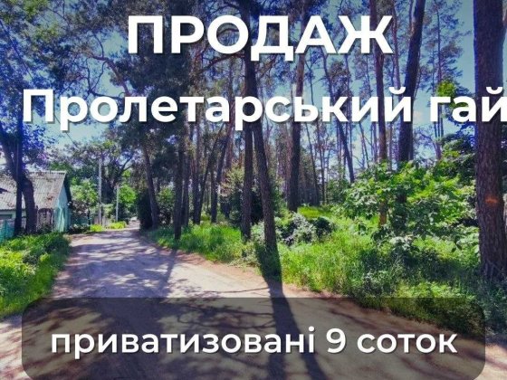 Дача 9 соток в Чернігові біля лісу та р.Десна Пролетарський Гай (SP) Чернігів