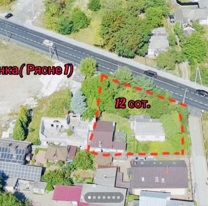 Продаж двох будинків та зем діл 12 сот Шевченка рясне 1 Ц 165 тис дол - фото 1