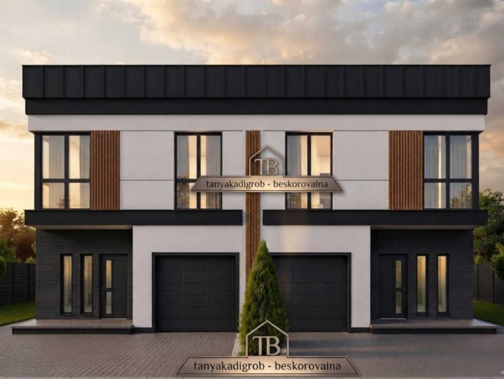 Продаж сучасного дуплексу 125 м² із гаражем  без %. єоселя - фото 1