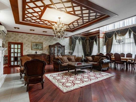 Оренда Будинок Осикове КМ «SWISSTOWN» 589 м² 5 спалень Басейн Сауна Тенісний корт Сосновий ліс Озера Осикове