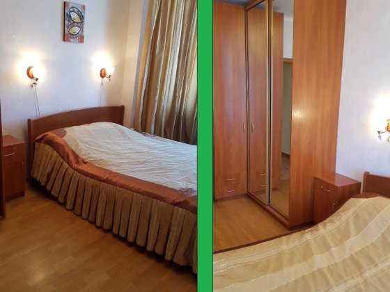 Здам 3 кімнатну 105м2: дві роздільні кімнати і прохідний зал! Бажана  5-Г, метро Харківська 2 хвилин Киев
