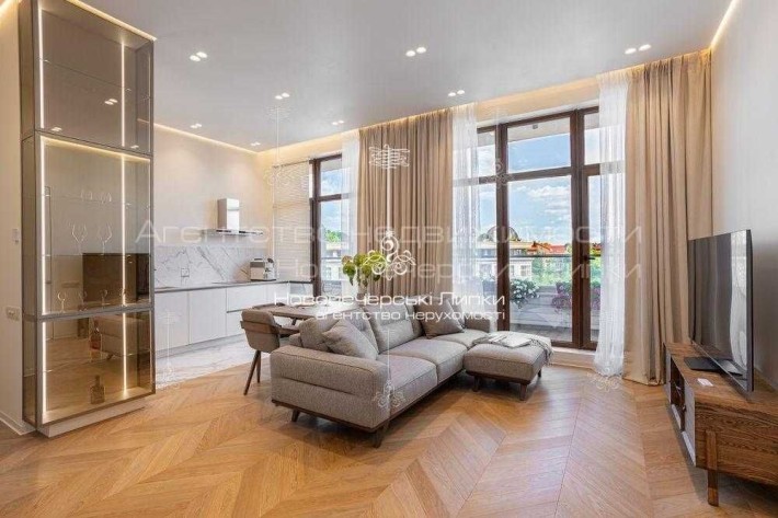 Оренда нової 1-кімнатної квартири 75 м² з терасою 17 м² — ЖК 52 Перлина / Печерськ / Михайла Бойчука - фото 1