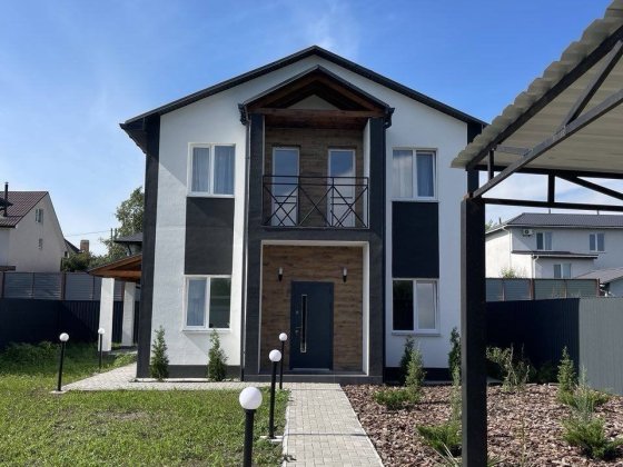 Топ пропозиція! Будинок 158 м² у Гостомелі на 7,5 сотках | 5 кімнат | Тераса | Парковка на 2 авто | 