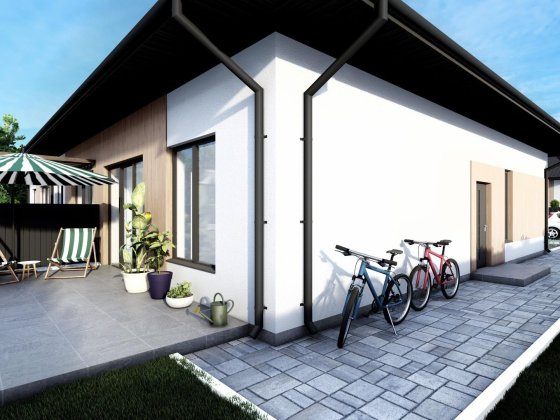 Таунхаус від забудовника Гостомель 69 м² | Газ, вода, 3 фази - ВИГІДНА ЦІНА 69 100 $! Гостомель