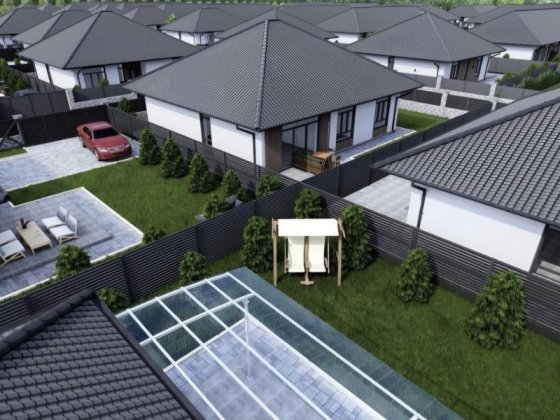 Кутовий таунхаус 58 м² з ділянкою 2.2 сотки у КМ Нова Мрія - знижка при 100% оплаті!