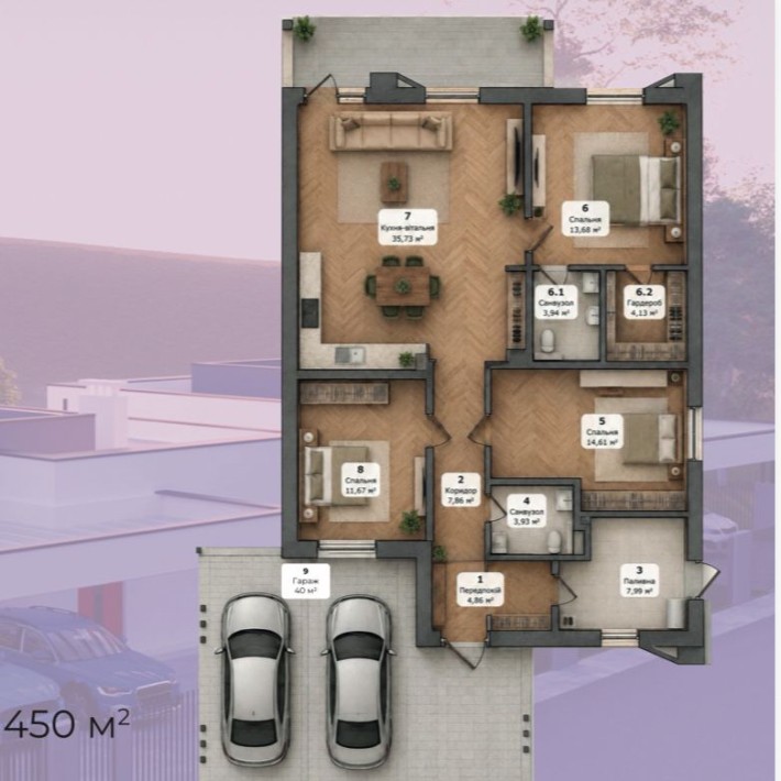 Продаж сучасного особняка в Крихівцях, 120 м2.; 4,5 сот._ol - фото 1