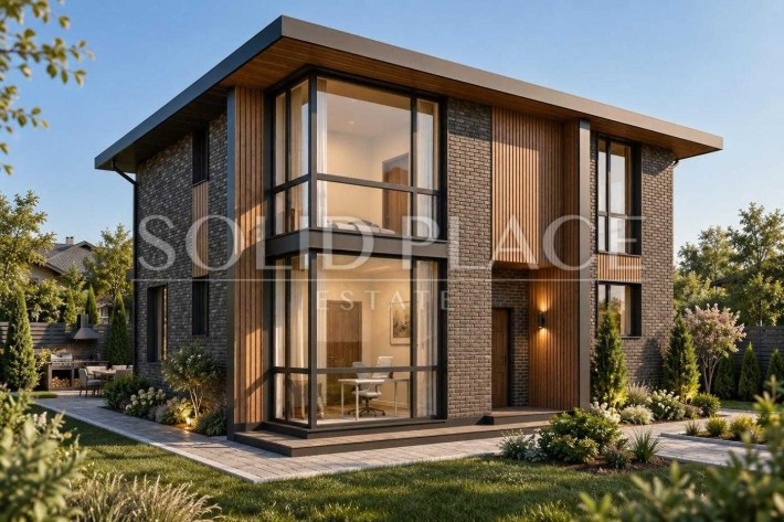 ПРОДАЖ БУДИНКУ В ГАТНОМУ | 186,4 м² | ДІЛЯНКА 5,5 Соток | $230 000  Гатне, бул. Берегова - фото 1