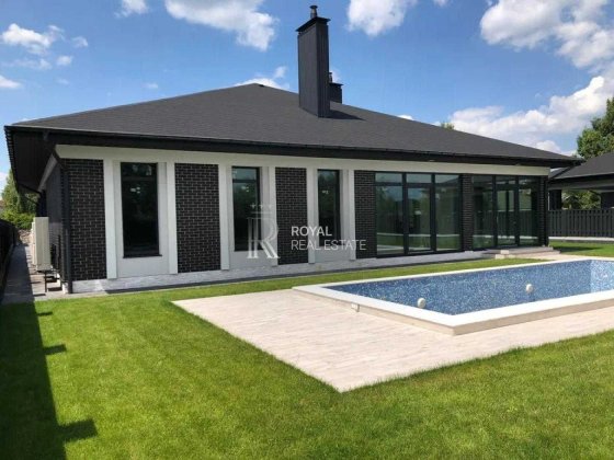 Продаж Будинок Козин 5 кімнат 400 м² Басейн Тепловий насос Вихід до води Сауна Гараж Ділянка 14 сото Козин