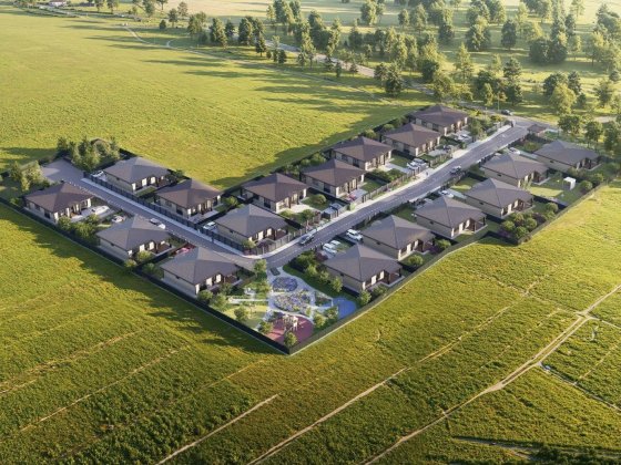 Будинок під ЄОселю з мінімальним оформленням, газ