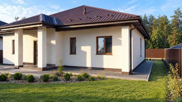 Продаж нового З РЕМОНТОМ одноповерхового  будинку 107 кв м 25 км від Києва біля лісу Є ОСЕЛЯ - фото 1