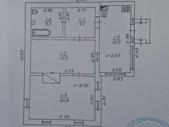Будинок в центрі міста Лохвица
