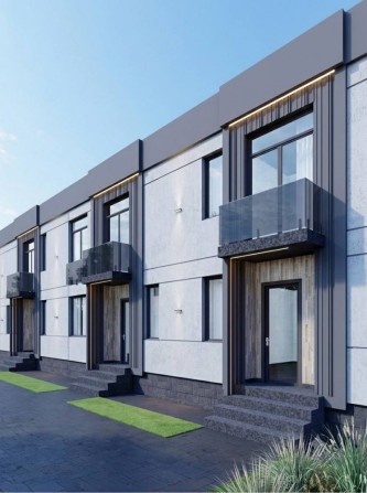 Продаж 3-х таунхаусів у с. Чагор, по вул. Українська (р-н Ріволі). - фото 1