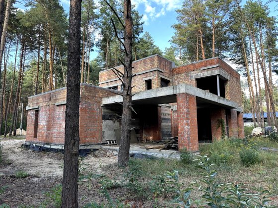 Сучасний будинок в сосновому лісі — 300 м², 15 соток, закрита територія Київ