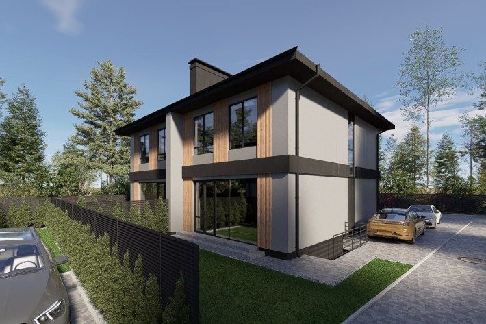 Дуплекс 165 м² на 2,5 сотках | Газ , Міські комунікації | Без Комісії, розтермінування - фото 1