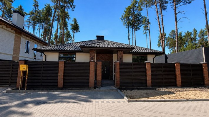 Одноповерховий Будинок  | Лісова Буча | 124 м2 | Газове опалення - фото 1