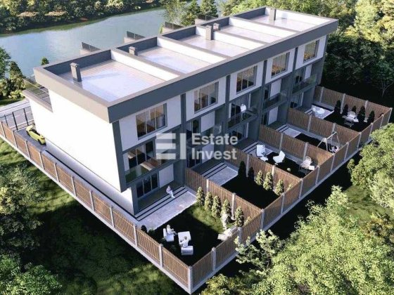 Продаж танхаусу на Осокорках — 500 м до метро, вихід до озера та панорамний вид на місто! Київ
