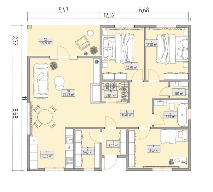 Продам будинок площою 120м2 - фото 1