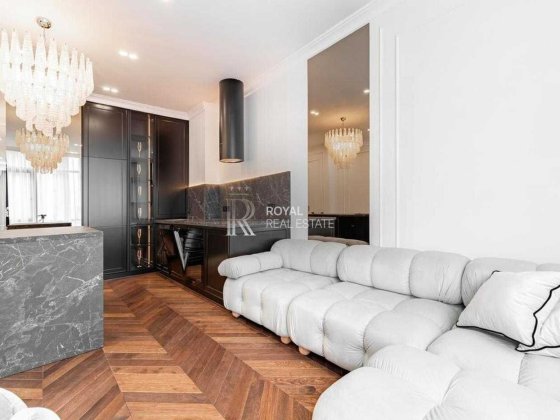 Перша здача! Квартира 51 м² з новим авторським ремонтом у ЖК Новопечерські Липки, 9 поверх, спальня, Киев