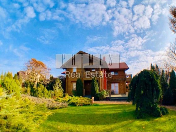 Оренда будинку з екологічної фінської сосни, басейн з підігрівом,  Віта Поштова