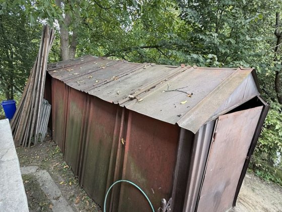 Продам металевий Гараж 5,5х3.3м Зимняя Вода