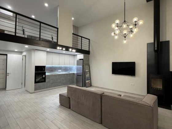 Здається стильна 2-рівнева квартира 80,2 м² з каміном (від власника, без комісії) Черкаси