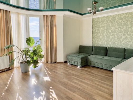 Без % Продаж 2 кім квартири з Ремонтом 75.6 кв.м в Автономному монолітно каркасному  будинку м. Вирл