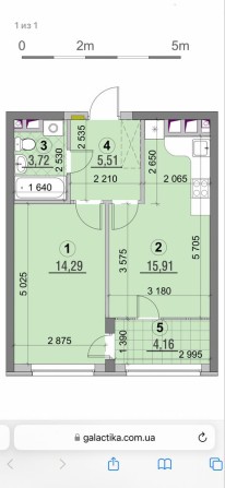 Продажа 1к квартиры в ЖК»Галактика» - фото 1
