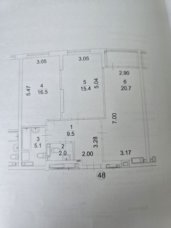 Продаю 2ну на дніпровській набережній 17-К - фото 1