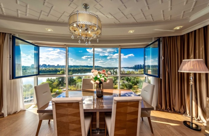 Розкішна видова квартира 124 м² з панорамою Дніпра в ЖК «Зарічний» - фото 1