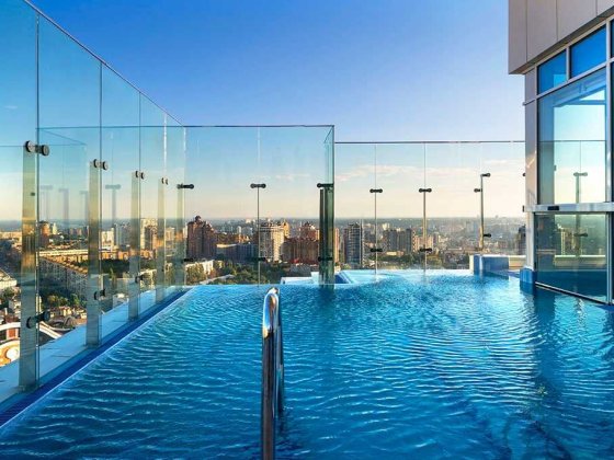 Без% Пентхаус на Печерську в Jack House з басейном | 265 м² дизайнерська Квартира з 3 терасами та па Київ