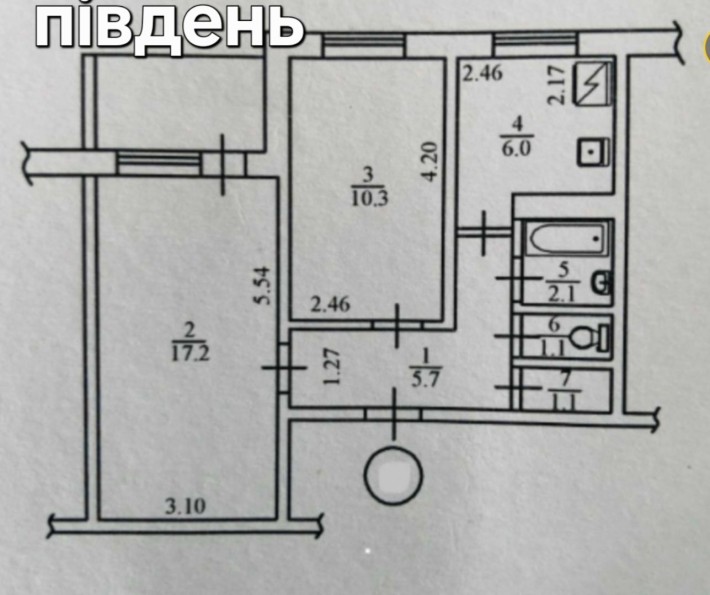 Власник! Продаю  2-х кімнатну квартиру,  в доброму, жилому стані, недалеко м.Дорогожичі! - фото 1