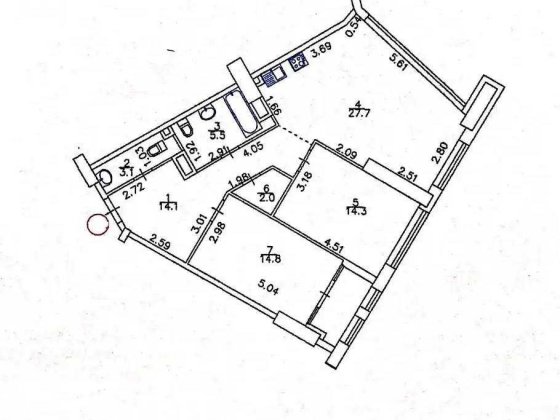 Видова 2-кімнатна 85 кв.м, ЖК Манхеттен/Manhattan, проспект Берестейський 11, метро Політех, Центр Киев