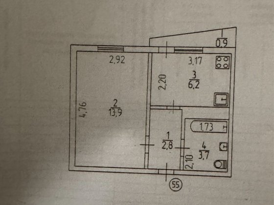 Продам терміново квартиру по проспект Бажана 5-Б