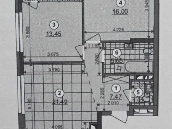 2к квартира 71 м2 в ЖК Dibrova Park, найкраща пропозиція в комлексі!