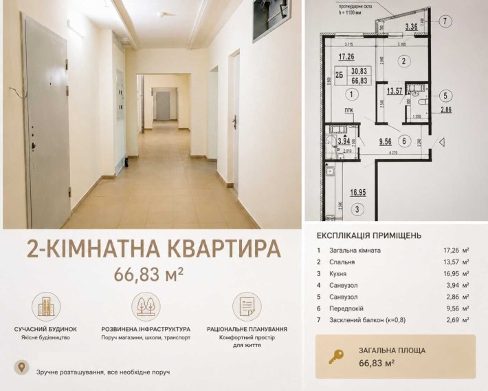 Продаж 2-кімнатної квартири, Дарницький район, вулиця Гмирі Бориса 22Б, метро Позняки, ЖК Патріотика - фото 1