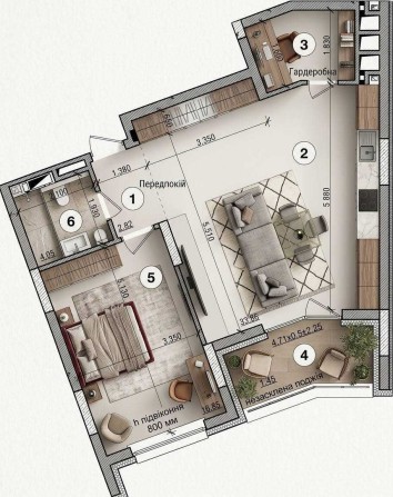 Топ Продаж великої 1к квартири Видова ЖК Русанівська Гавань - фото 1