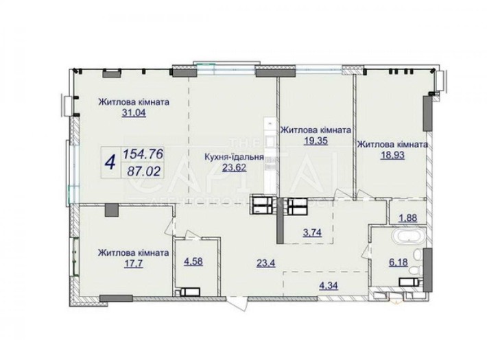 Продажа квартиры, ЖК Новопечерские Липки, Драгомирова, Верхогляда - фото 1