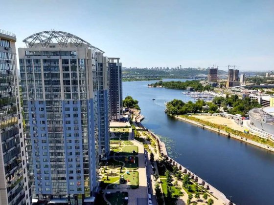 3-кімнатна квартира з панорамним видом на Дніпро | ЖК RiverStone Киев
