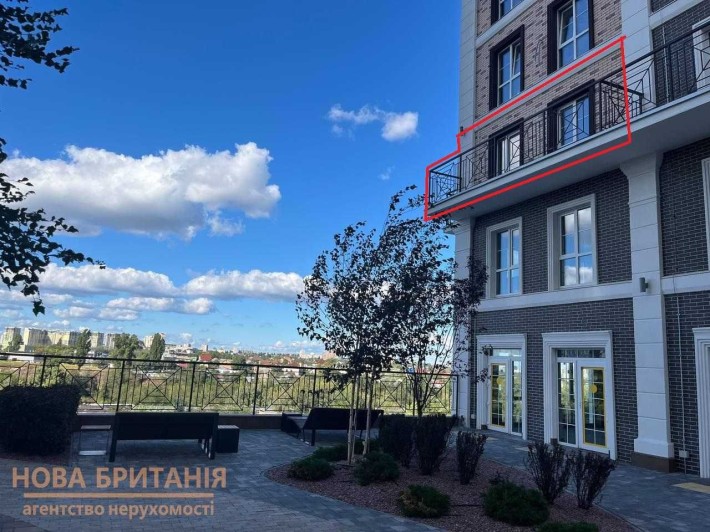 Продаж 1к квартира 47м2, 3 поверх з балконами, кутова, ЧАСТКОВИЙ РЕМОНТ, ЖК Нова Англія - фото 1