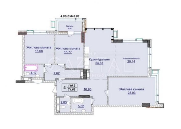 Продажа квартиры, ЖК Новопечерские Липки, Драгомирова, 7 очередь - фото 1