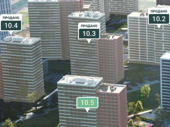 Выговского И., ЖК "Варшавский 3", дом 10.5, тип 1С2