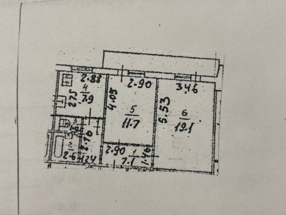 Продаж 2 кімнатної квартири 51,4м² Без комісії