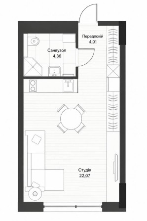Продаж 1-кімнатної квартири ЖК Lucky Land - фото 1